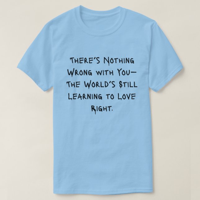T-shirt tu es aimé (Design devant)