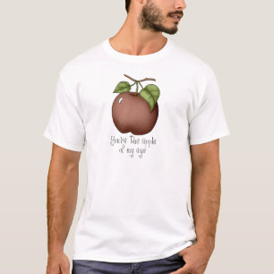 T-shirt Tu es la pomme de mon oeil