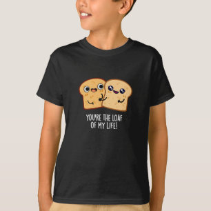 T-shirt Tu es le pain de ma vie drôle Pun de pain sombre B