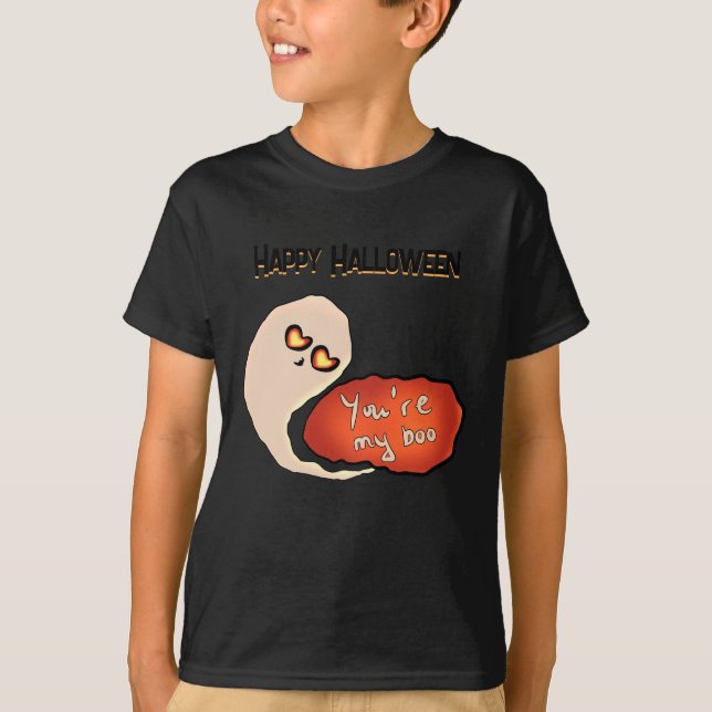 T-shirt Tu es mon Boo | Halloween mignon  (Devant)