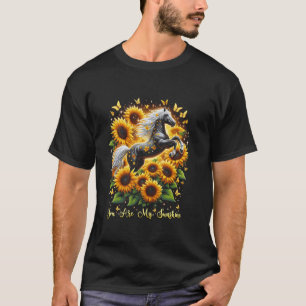 T-shirt Tu es mon cheval de soleil Tournesol Drôle de chev