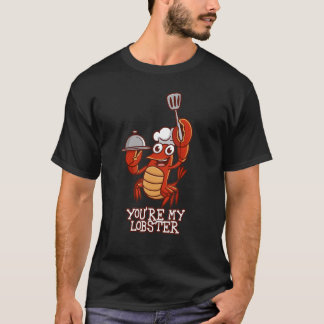 T-shirt Tu es mon homard Relation amoureuse correspondante