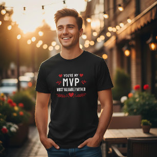 T-shirt Tu es mon MVP Partenaire le Plus Précieux Amour Dr