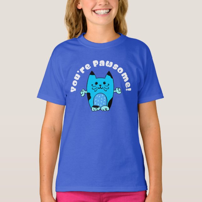 T-shirt Tu es Pawsome ! (Devant)