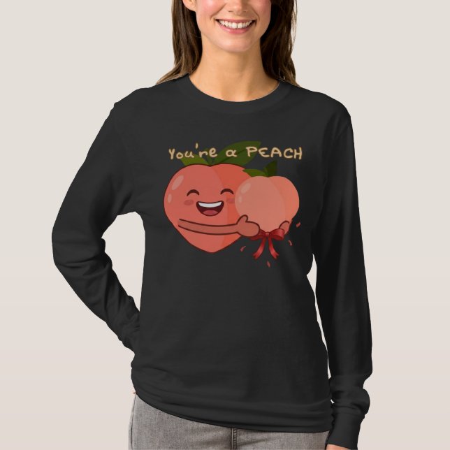 T-shirt Tu es une pêche (Devant)