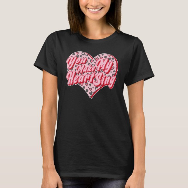 T-shirt Tu Fais De Mon Coeur Chanter La Chanson La Chose S (Devant)