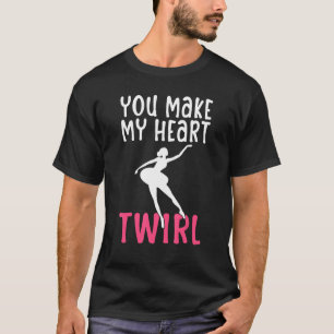 T-shirt Tu fais de mon coeur Twirl Dancing Ballet