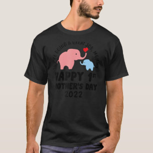 T-shirt Tu Fais Un Grand Travail Maman Heureuse Première M