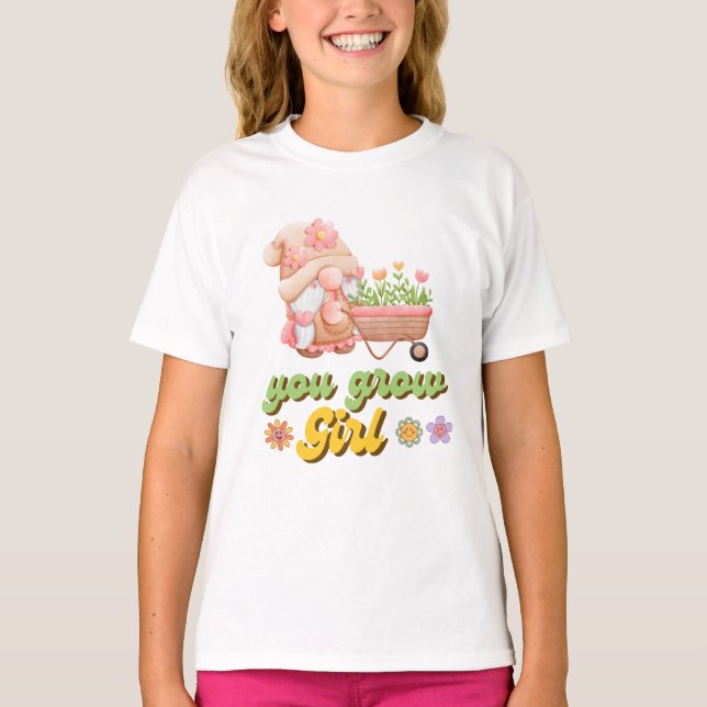 T-shirt Tu Grandis Fille (Devant)