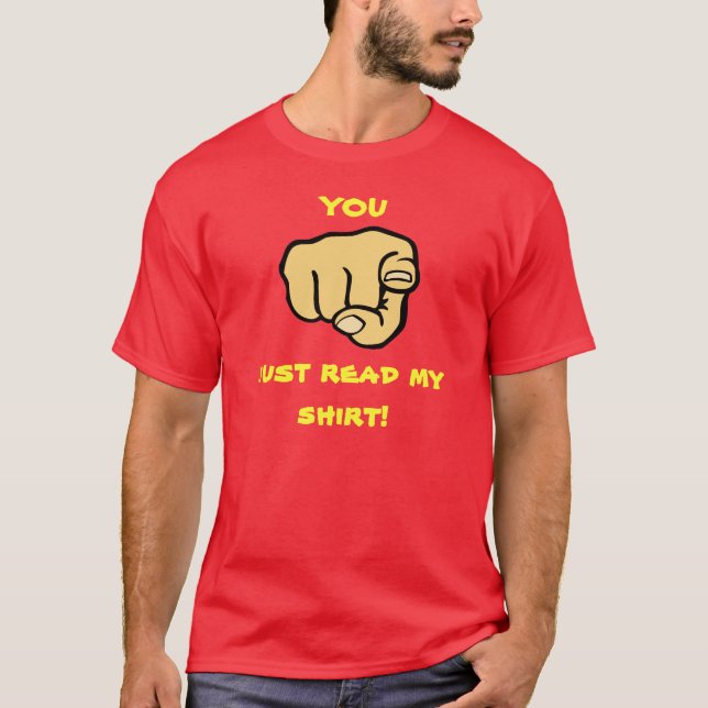 T-shirt Tu Lis Ma Chemise (Devant)