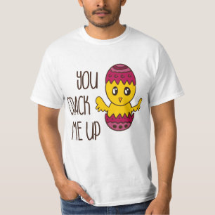 T-shirt Tu M'Aimerais À Pâques Chick Cute Cartoon Drôle