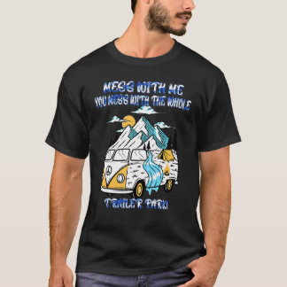 T-shirt Tu Mains Avec Moi, Tu Mess Avec Les Discours Graph