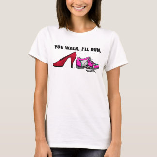 T-shirt Tu marches, je vais courir Tee
