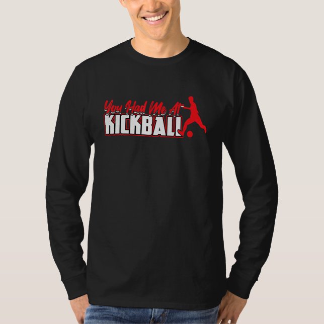 T-shirt Tu M'As Eu À Kickball Kickballer (Devant)