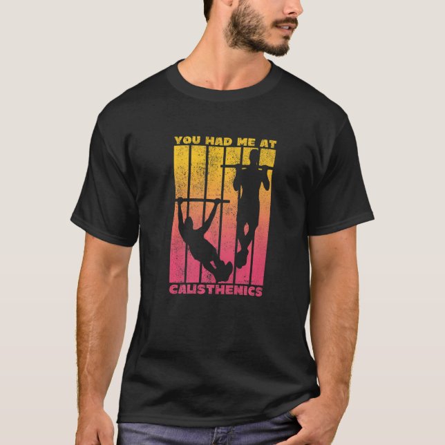 T-shirt Tu m'as eu à la calisthénie 2 (Devant)