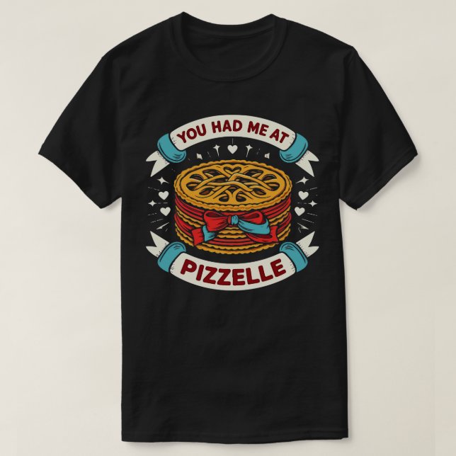 T-shirt Tu M'As Eu À Pizzelle (Design devant)