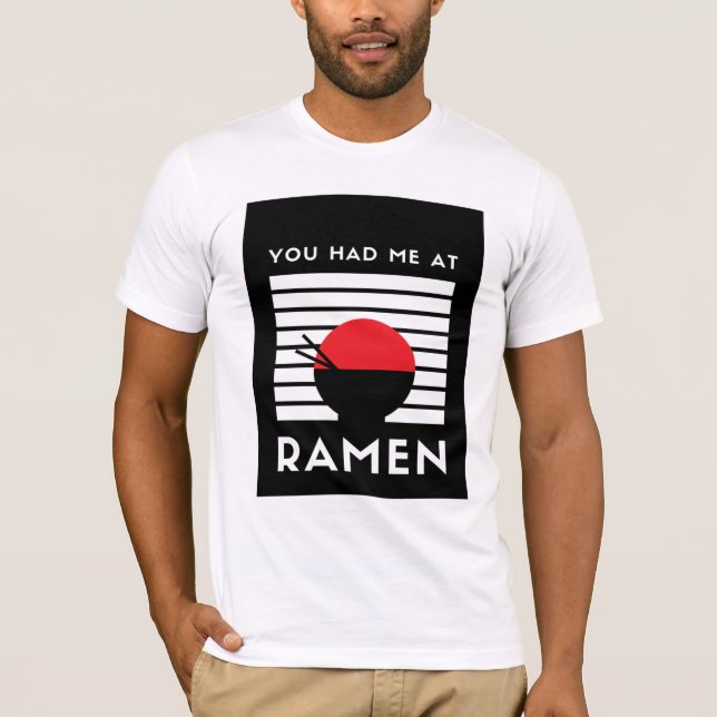 T-shirt Tu m'as eu à Ramen (Devant)