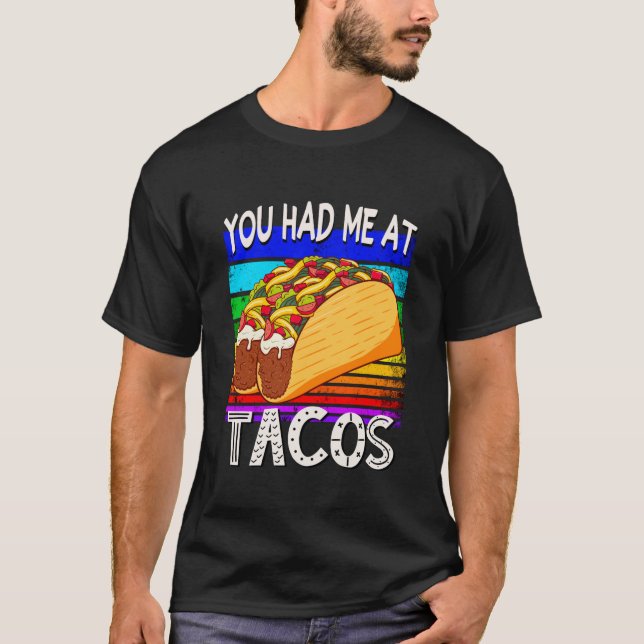T-shirt Tu m'as eu à Tacos (Devant)