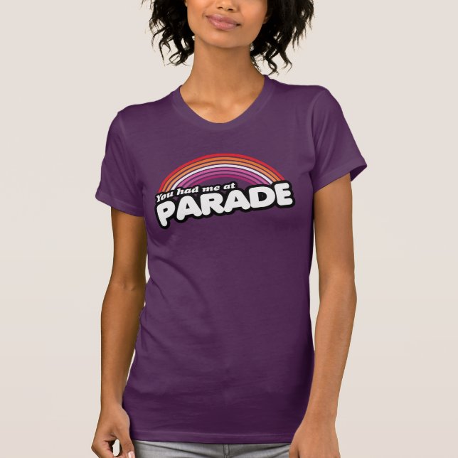 T-SHIRT TU M'AS EU AU DÉFILÉ (Devant)