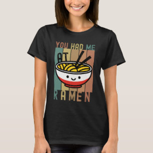 T-SHIRT TU M'AS EU AU RAMEN - AMATEUR DE NOUILLES RAMEN