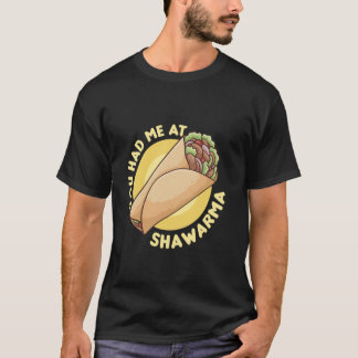 T-shirt Tu M'As Eu Au Shawarma - Amoureux de Shawarma