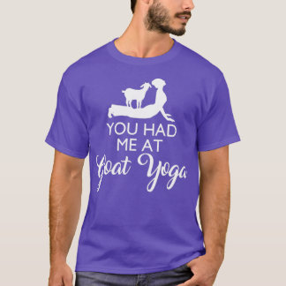 T-shirt Tu M'As Eu Au Yoga De Chèvre