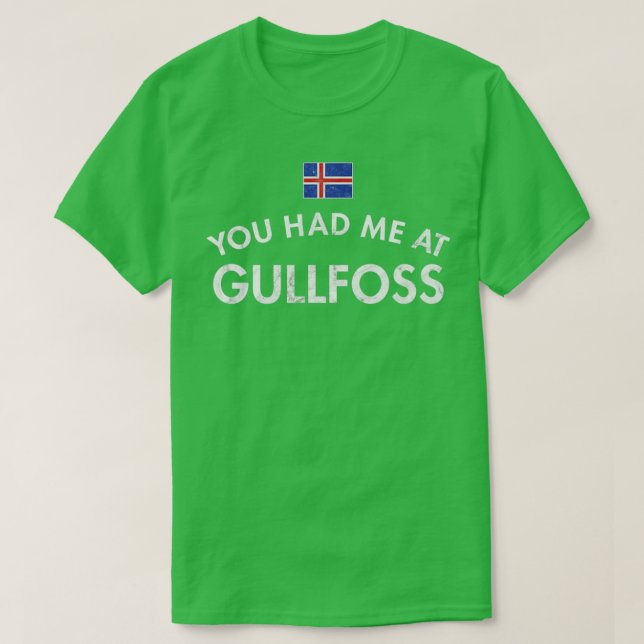 T-shirt Tu M'As Eu Chez Gullfoss (Design devant)