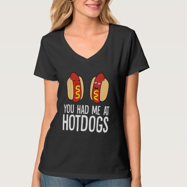 T-shirt Tu M'As Eu Chez Hotdogs (Devant)