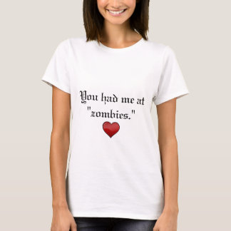 T-shirt Tu M'As Eu Chez Zombies