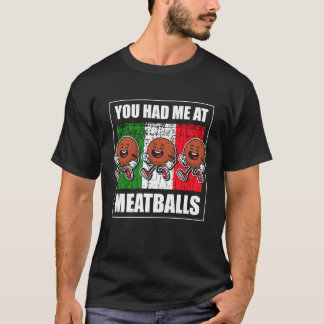 T-shirt Tu M'As Eu Dès La Boulette Amoureux De La Cuisine 