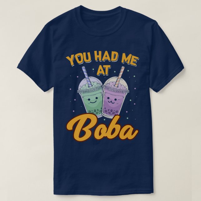 T-shirt Tu M'As Fait Boire À Boba Tea Lover À La Tasse De  (Design devant)