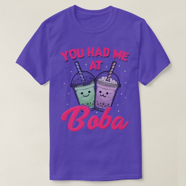 T-shirt Tu M'As Fait Boire À Boba Tea Lover À La Tasse De  (Design devant)