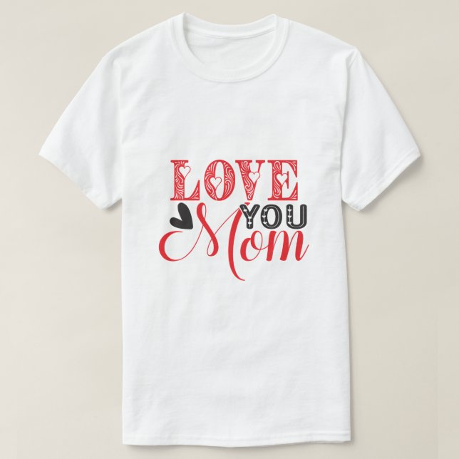 T-shirt TU M'AS MA MÈRE Graphique émouvant de la fête des  (Design devant)