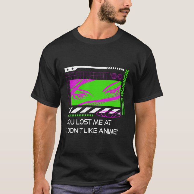 T-shirt Tu M'As Perdue À Je N'Aime Pas Les Discours D'Anim (Devant)