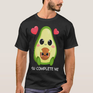 T-shirt Tu Me Complètes Avocats Couples Saint-Valentin