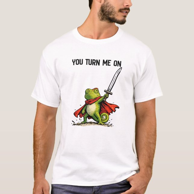 T-shirt Tu me fais allumer (Devant)