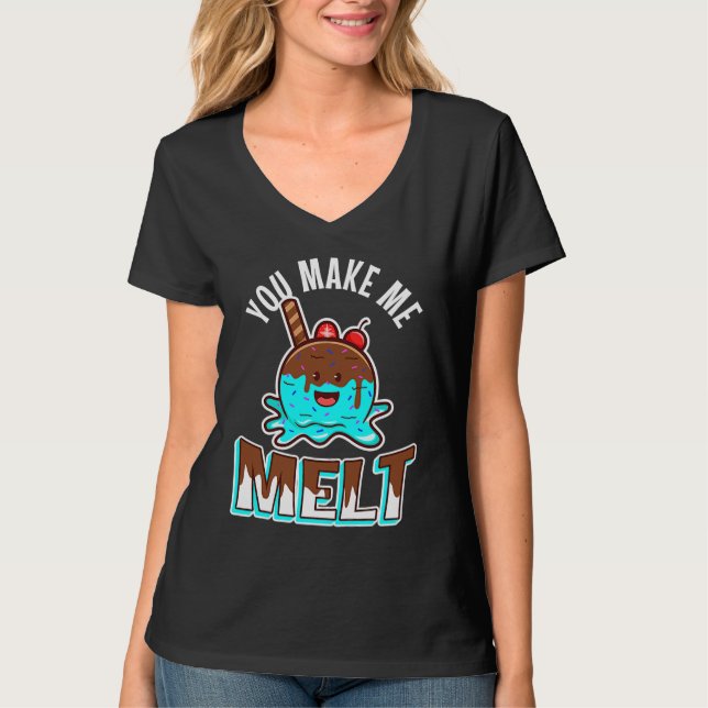 T-shirt Tu me fais fondre (Devant)