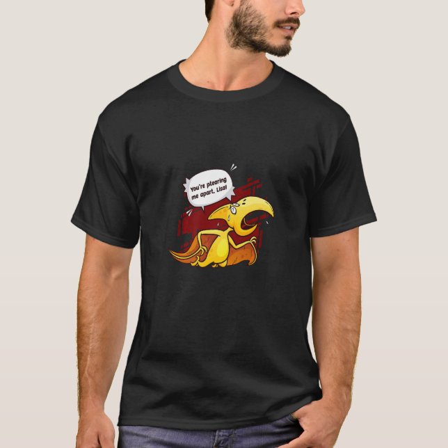 T-shirt Tu me fais sortir de l'amour Animal Pterodactyl (Devant)
