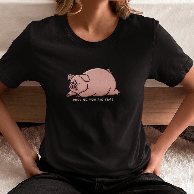 T-shirt Tu me manques grave, cochons ! (Créateur téléchargé)