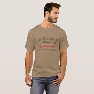 T-shirt Tu me plais beaucoup mais parfois je ne te compren