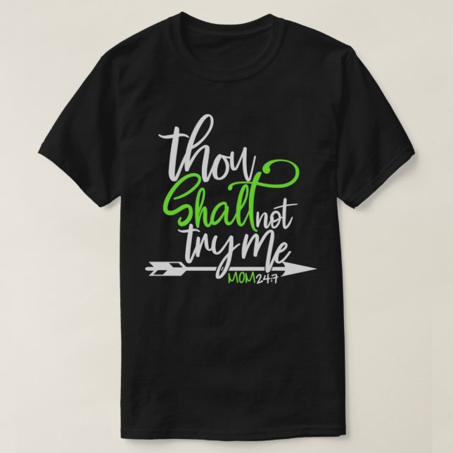 T-shirt Tu ne dois pas m'essayer (Design devant)
