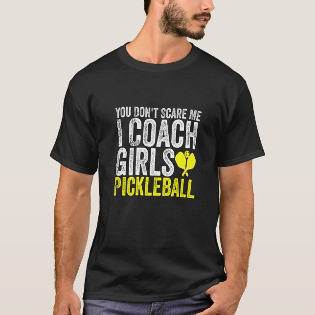 T-shirt Tu ne me fais pas peur J'Entraîne Filles Picklebal (Devant)
