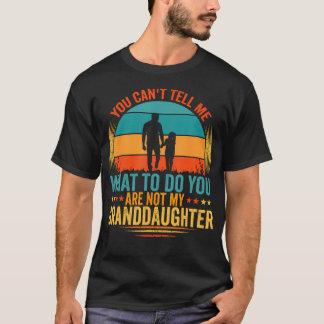 T-shirt Tu ne peux pas me dire quoi faire, tu n'es pas ma