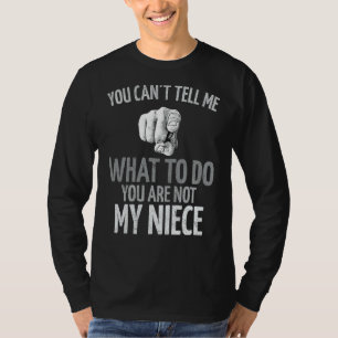 T-shirt Tu ne peux pas me dire quoi faire Tu n'es pas ma n