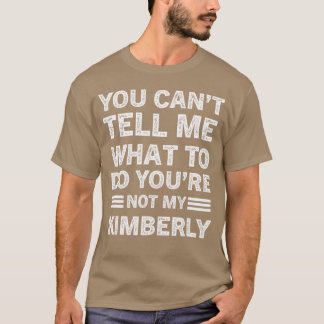 T-shirt Tu ne peux pas me dire quoi faire, tu n'es pas mon