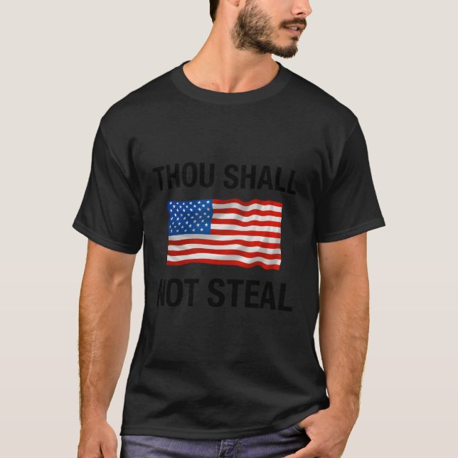 T-shirt Tu Ne Voleras Pas Le 8E Commandement Américain (Devant)
