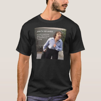 T-shirt tu n'es pas un artiste cadeau petit ami rétro