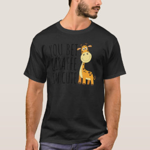 T-shirt Tu paries Giraffe Je suis mignonne Giraffe Bébé mi