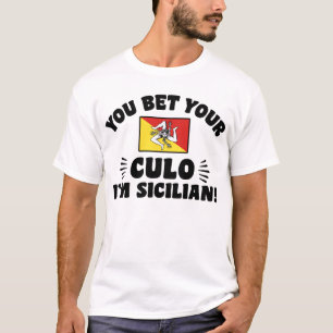 T-shirt Tu paries ton culo Je suis sicilien