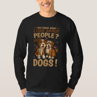 T-shirt Tu Sais Ce Que J'Aime Chez Les Gens Leur Chien
